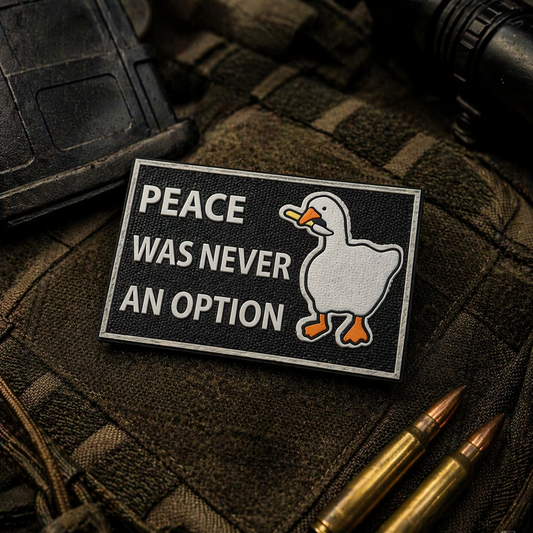 "Peace was never an option" Patch