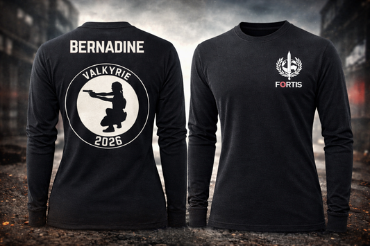 Valkyrie Long sleeve Tee Shirt - Personalized (Ladies Only)